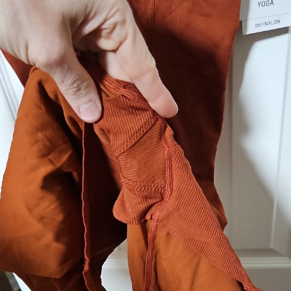 Nike Burnt Orange Yoga Jumpsuit - Picture 6 of 16